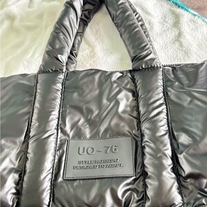 Urban Outfitters Black Quilted Shoulder Bag